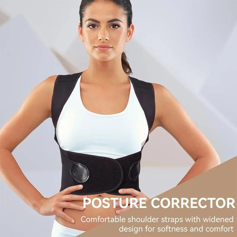 Adjustable Posture Corrector Back Support Brace Breathable Shoulder Belt Adult