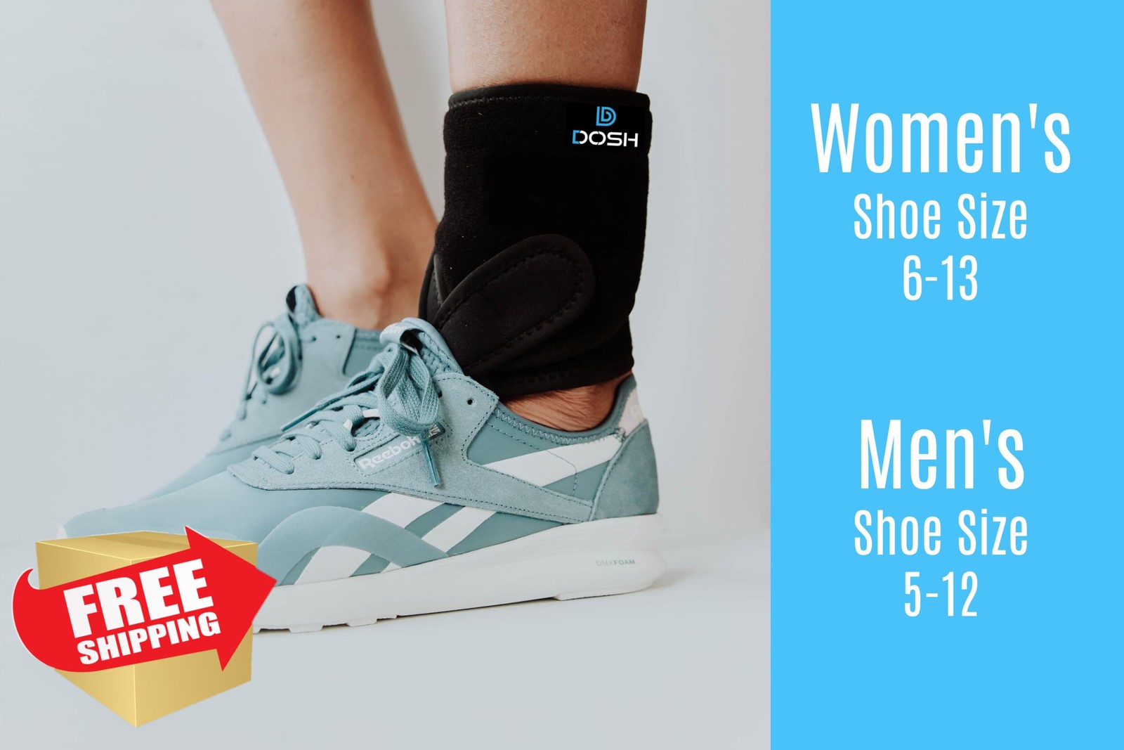 Dosh AFO Foot Drop Brace, Unisex, Left, One Size