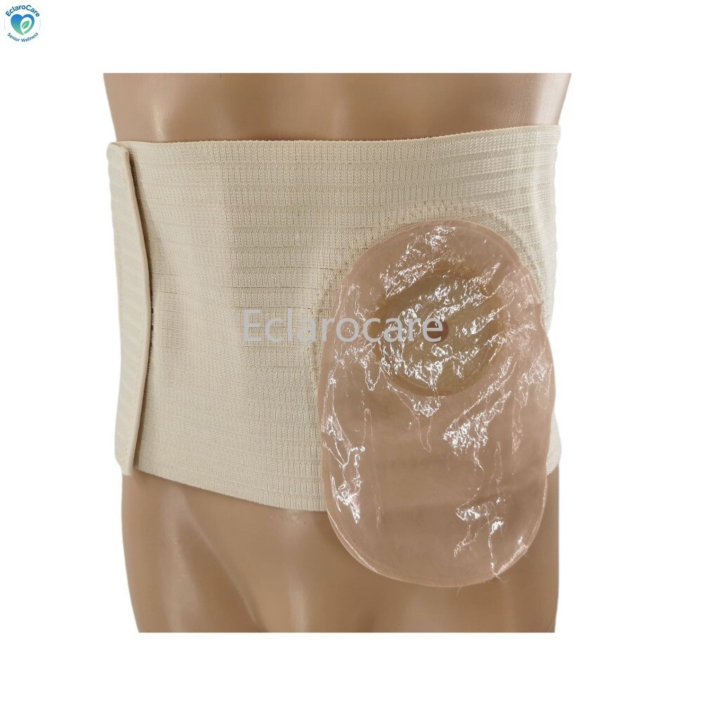 Ostomy Belt Stoma Support Belt Covers with Hole/Opening Adjustable for Men Women