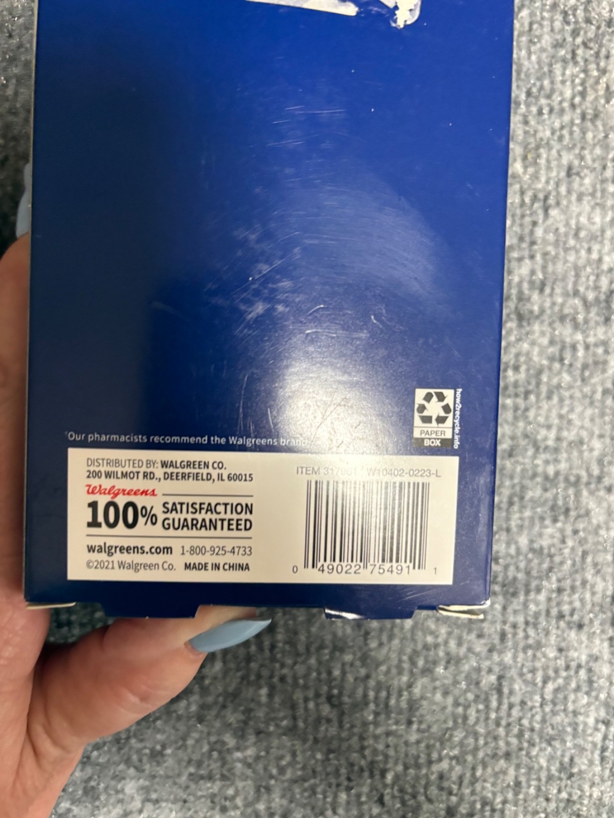 Walgreens Knee Support Brace Four Straps Adjustable Flexible Bars One Size