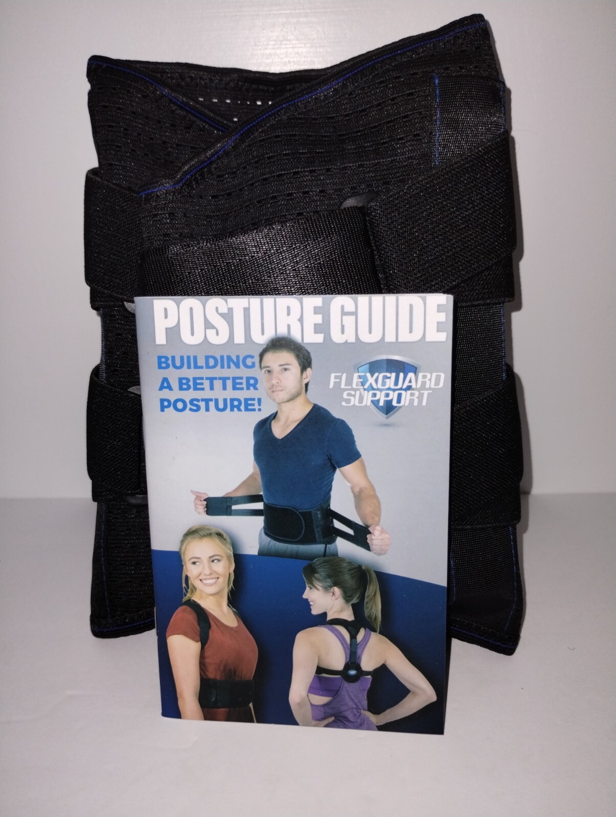 Flexguard Support And Posture Correcting Brace And Guide Booklet – Adjustable