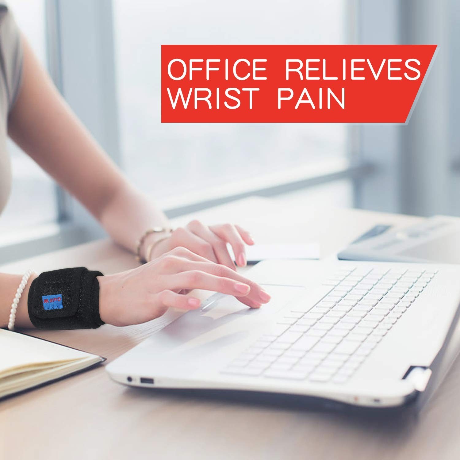 Reversible Wrist Support Straps – 2-Pack for Sports Injuries & Tendonitis Relief