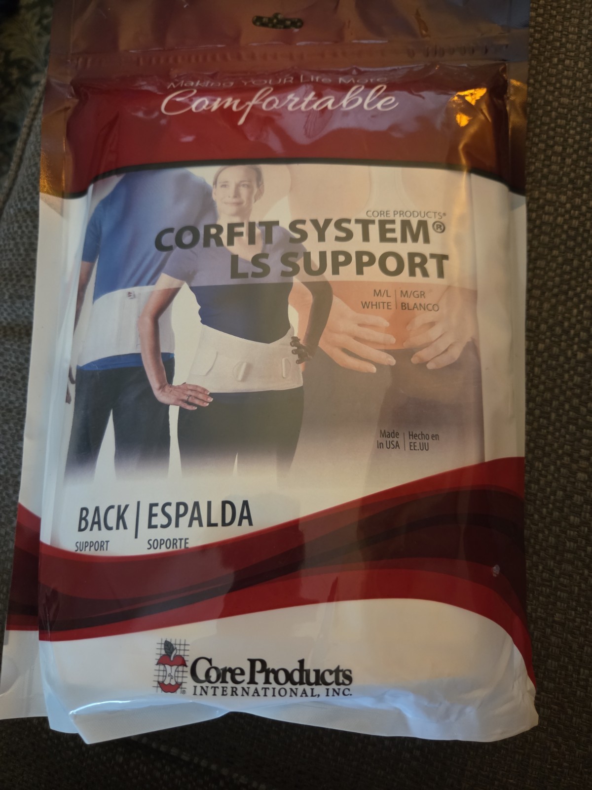 Corfit Sysyem LS Support Size M/L White
