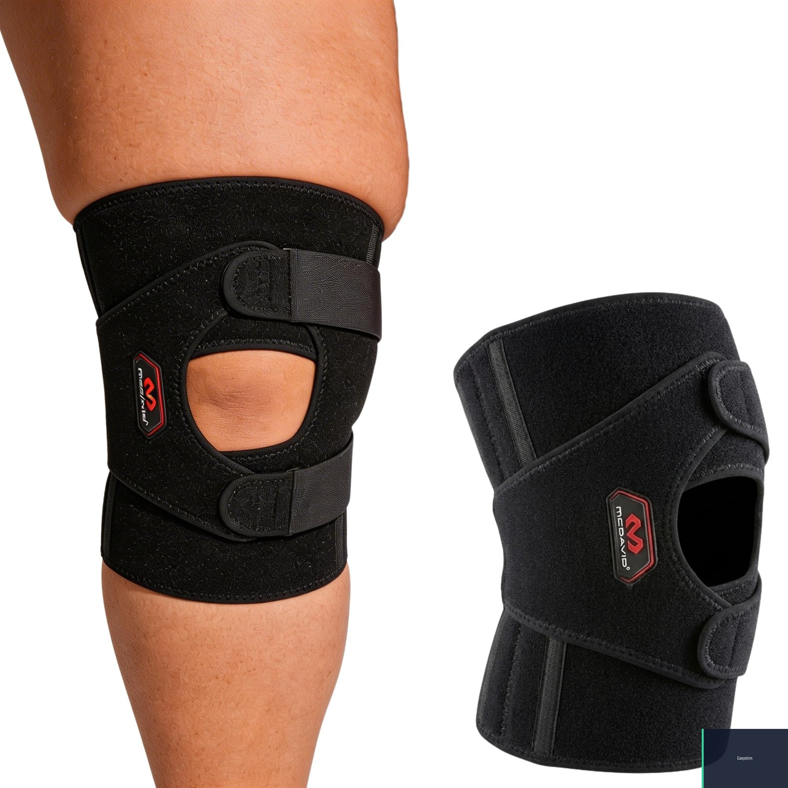 Plus Size Knee Brace 3XL 4XL Black Steel Adjustable Compression Support