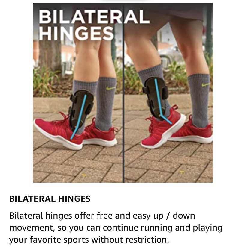 Hinged Right Ankle Brace