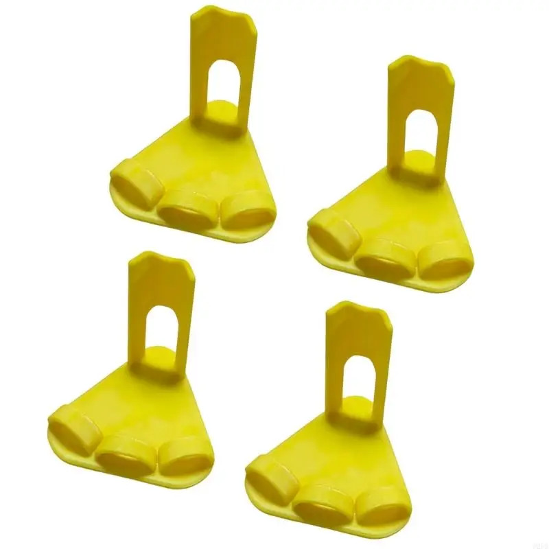 Pack of 4 Chicken Leg Splints with Adjustable Straps for Correcting Foot Deformi