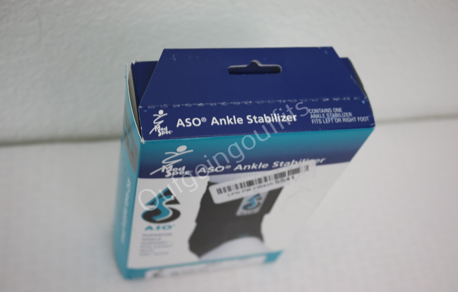 Med Spec ASO Ankle Stabilizer (Medium, Black) – Ankle Brace for Sprained Ankle