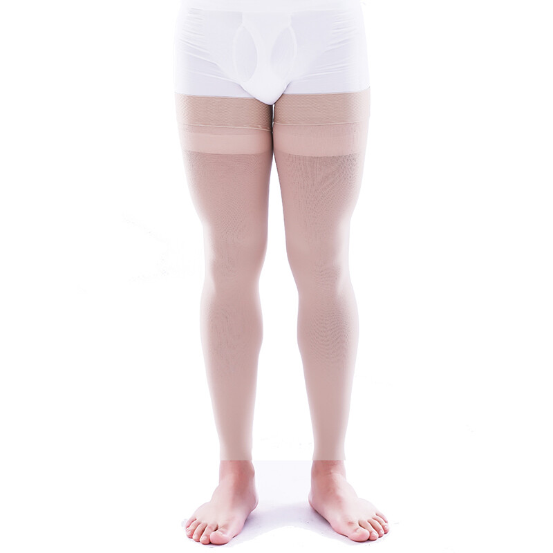 30-40 mmHg Thigh High Compression Sleeves Women Men Varicose Pain Support Socks