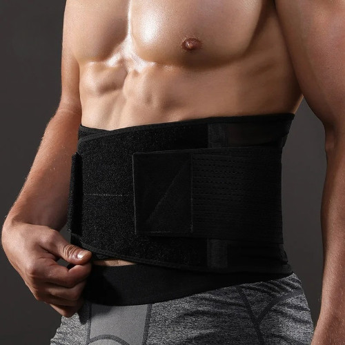 Waist Support Belt Back Brace Fitness Sports Lumbar Support Adjustable Trainer