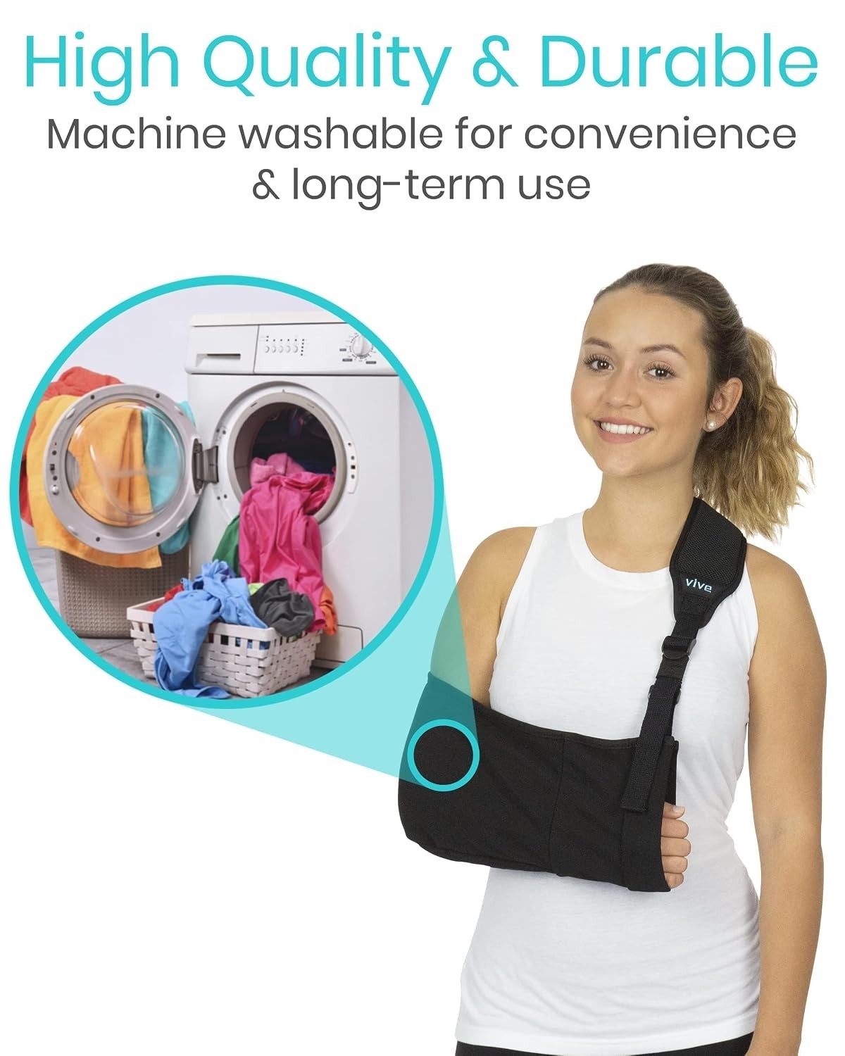 Ergonomic Shoulder Immobilizer for Injury Recovery, Comfortable Adjustable Fit