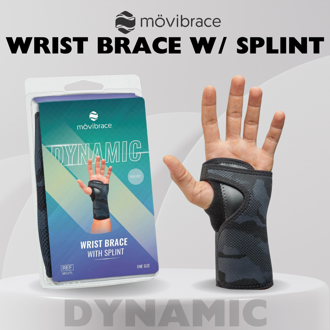 Mövibrace Dynamic Wrist Splint Brace – Available in Right or Left