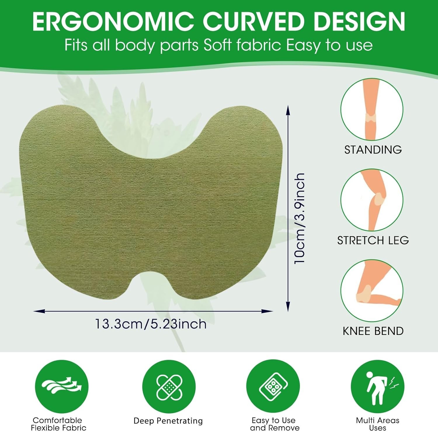 Knee Patches, Natural Pain Relief Patch for Bone On Bone, Back, Neck, Shoulder