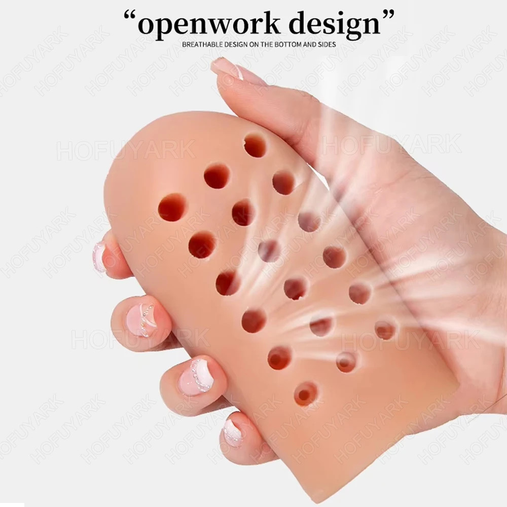 Invisible Height Increase Insole Silicone Socks Gel Heel Lift Inserts for Man Wo