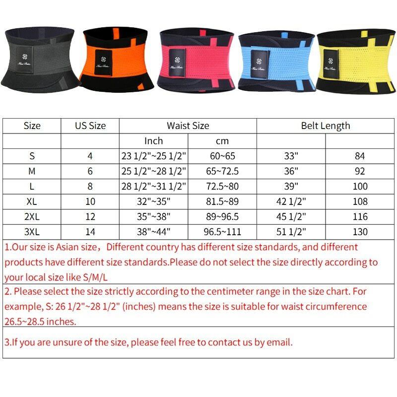 Back Waist Support Belt Lower Back Brace Pain Relief Lumbar Weight Lift Belt US