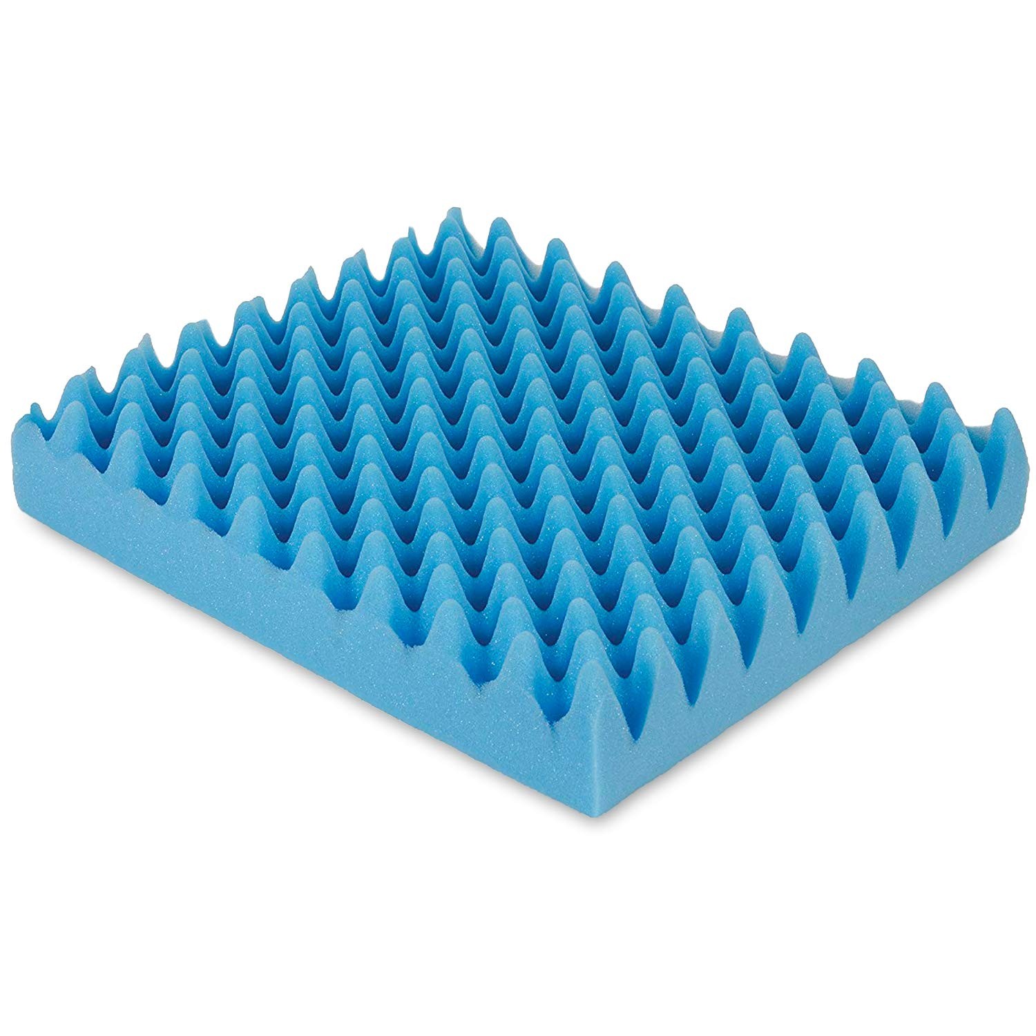 DMI Foam Waffle Cushion For Chair, Egg Crate Pack of 1, Blue