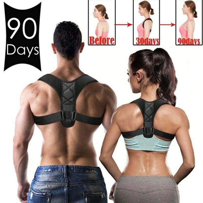 Posture Corrector Clavicle Back Support Straight Shoulders Body Brace Belt Strap