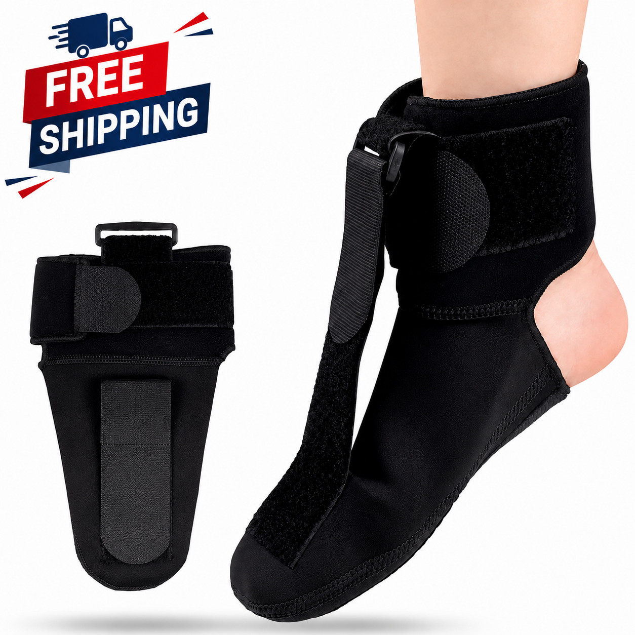 1 pc Plantar Fasciitis Night Splint Sock Gentle Foot Support for Pain Relief