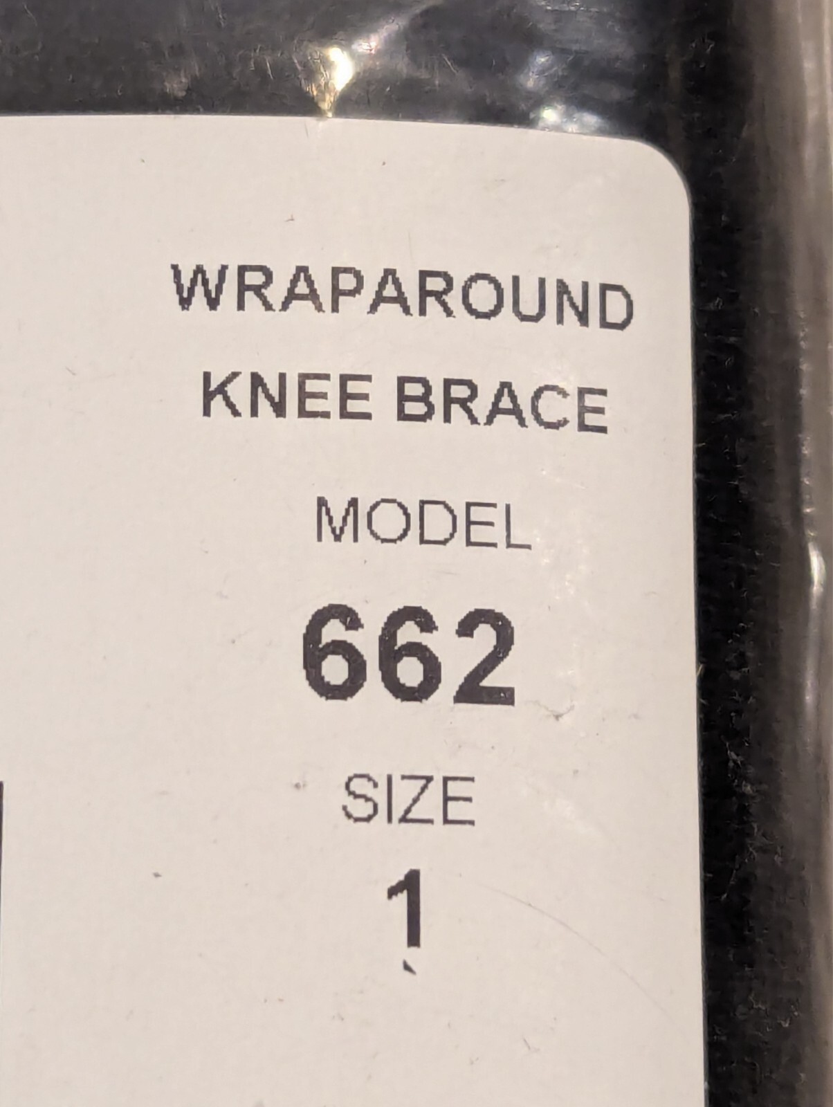 Freeman Orthotics Wraparound Knee Brace Neopreme Model 662 size 1