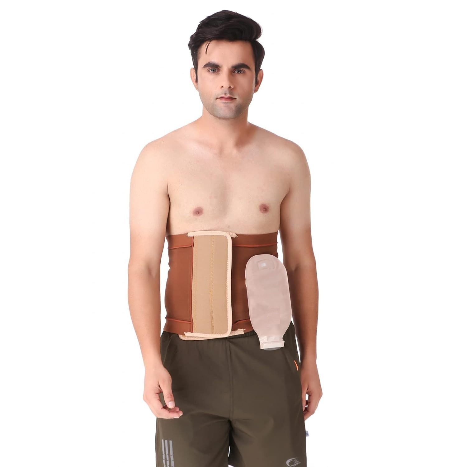 Abdominal Binder for Stoma Patients (XXL) | Ostomy & Stoma Support Belt for Men