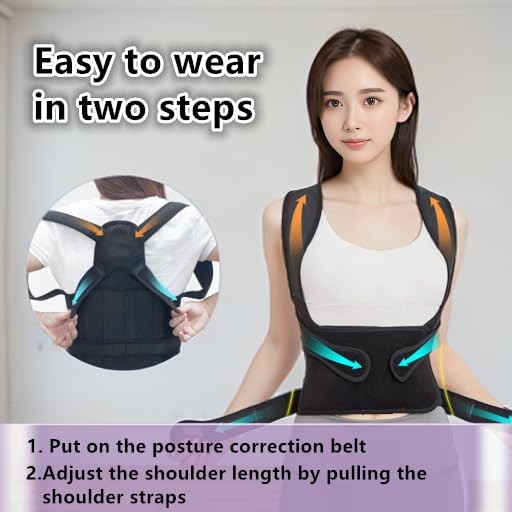 LAROTSUBA Back Brace for Women and Men,Shoulder Small, Black