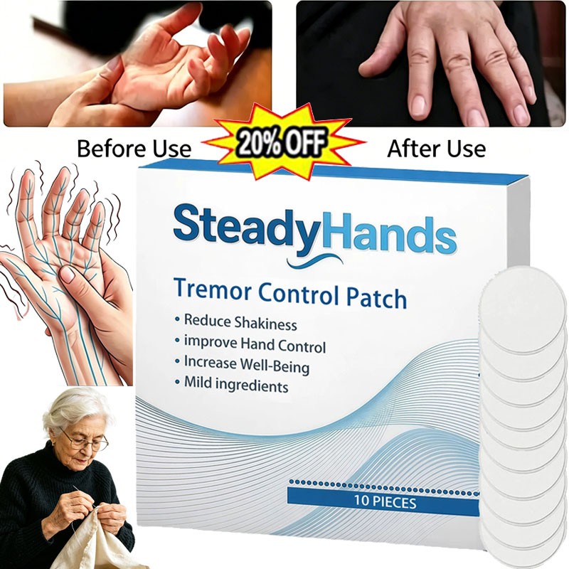 Steadyhands Tremor Control Patch, Steady Enhanced Hands Control Patch – Hand