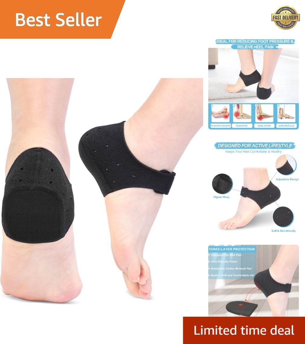 Thicker Heel Cushion Cups for Heel Pain【Updated Version】, Plantar Fasciitis H…
