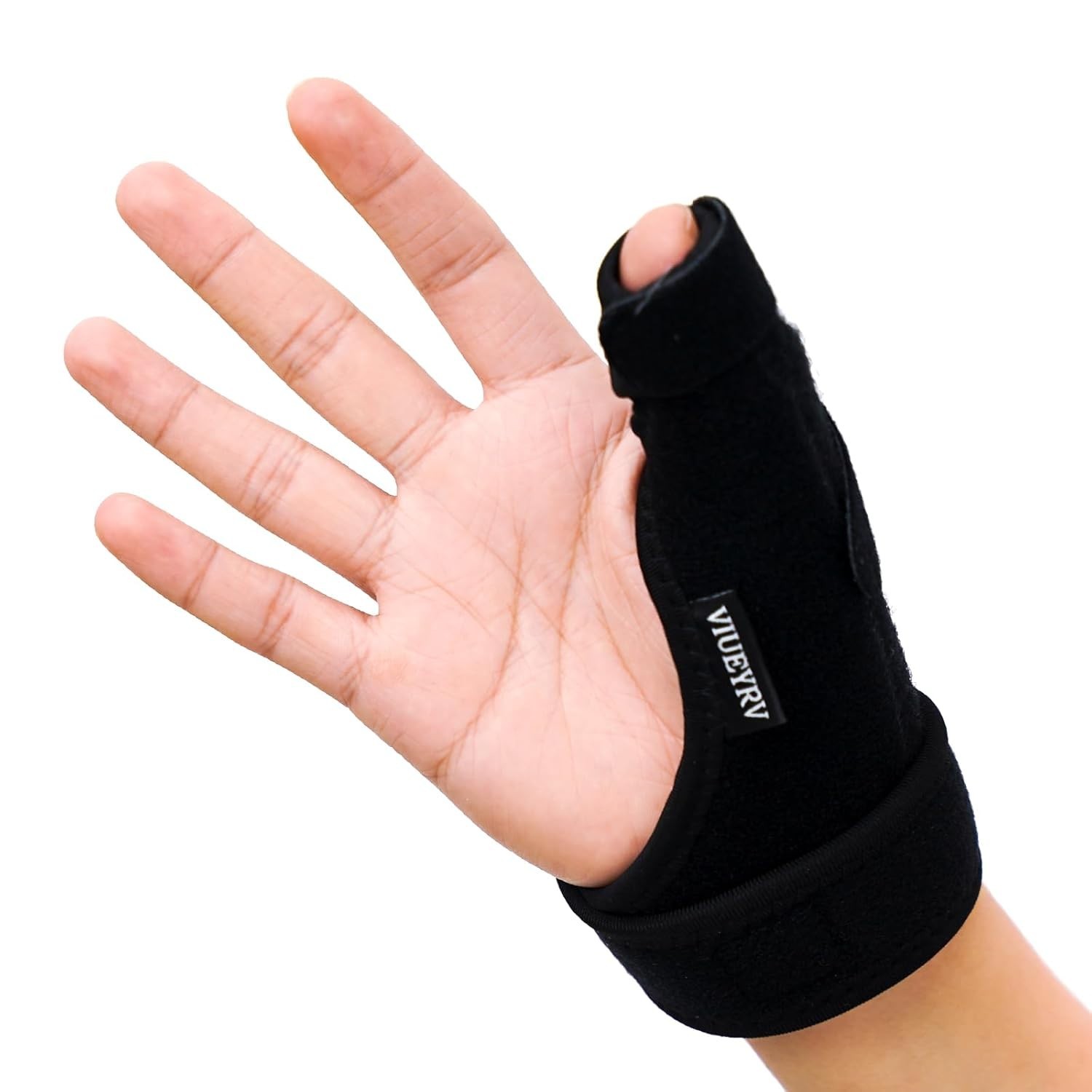 Adjustable Thumb Splint – Breathable Support Brace for Pain Relief, Black