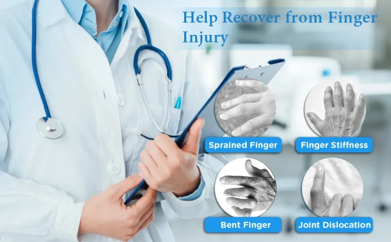 Trigger Finger Splint Fixing Brace Adjustable Straighten Sprain Dislocation