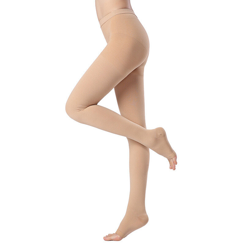 Compression Pantyhose Socks Help to Relieve Varicose Veins Legs Edema Swelling