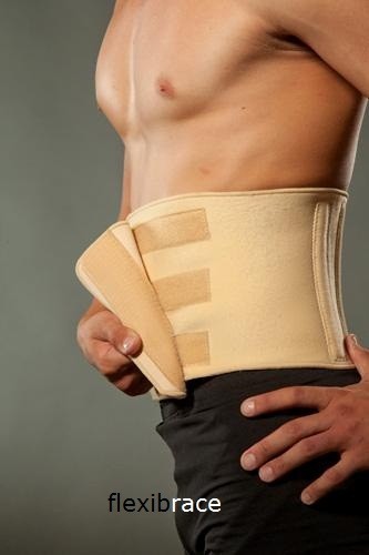 Lower Back Support Brace Lumbar Waist Belt Universal by Flexibrace
