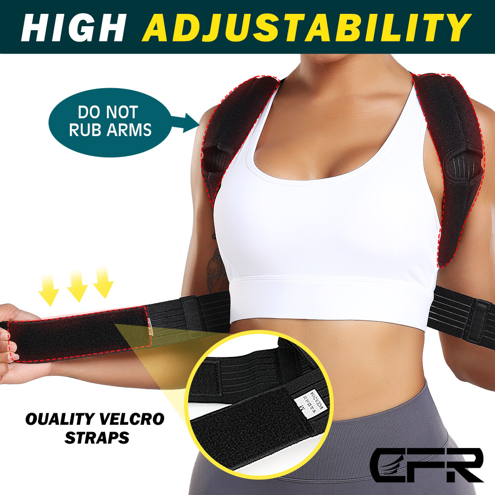 Posture Corrector Back Support Shoulder Brace Clavicle Belt Adjustable Men Women