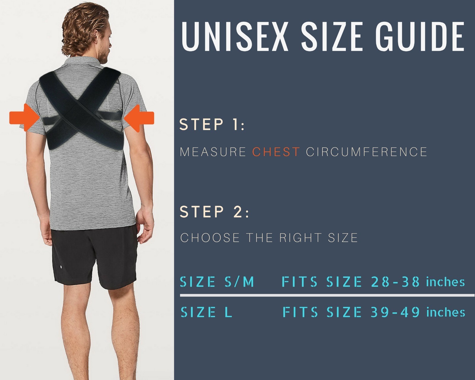 Comfortable Upper Back Brace / Posture Corrector that Prevents Slouching
