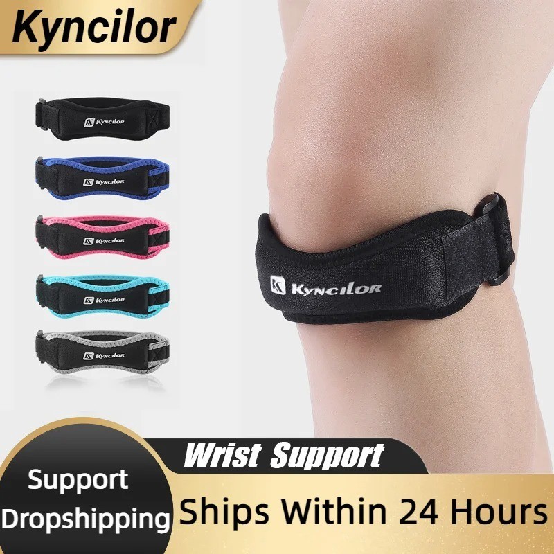 Knee Patellar Tendon Support Strap Adjustable Compression Brace Sports Sleeve