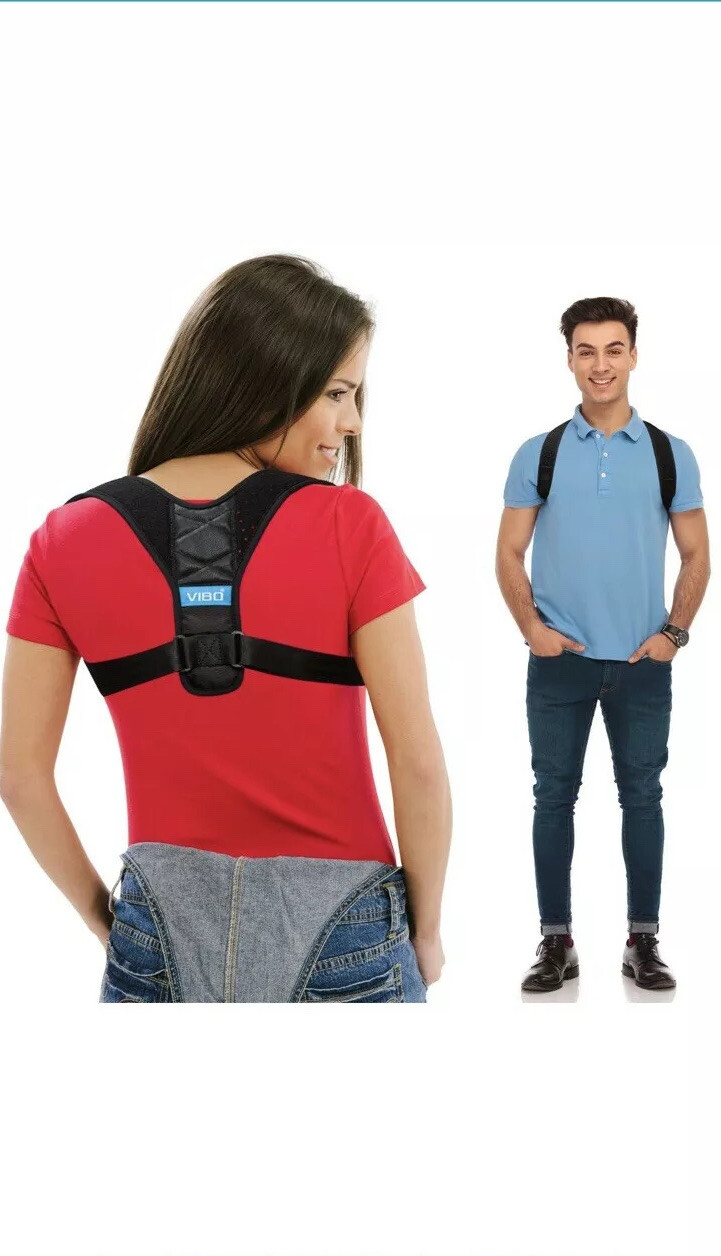VIBO CARE Posture CorrectorMen and Women – Comfortable Upper Back Straightener