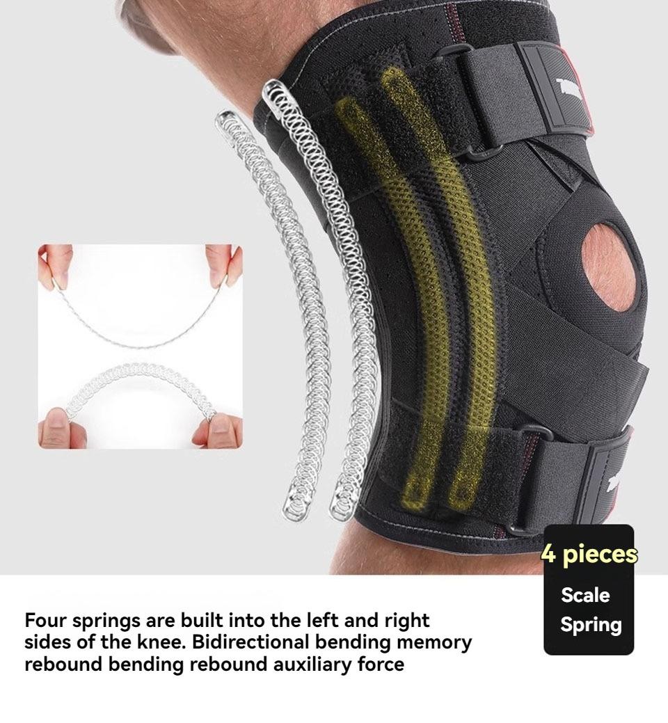 Aolikes 1pcs Knee Brace Knee Support Non Slip Shock Absorption Compression Knee