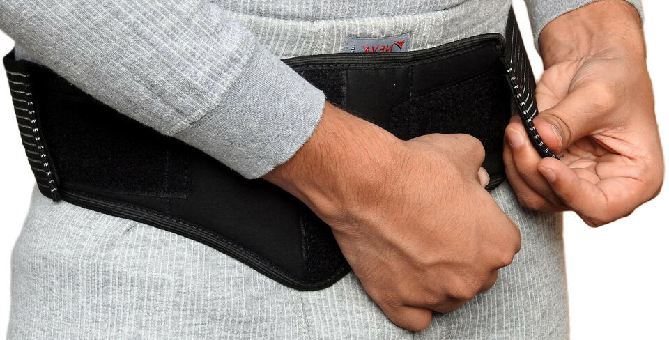 Hernia Belt Brace Double Compression Truss Pads Inguinal Support Belt for Men