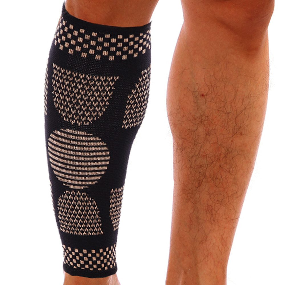 Copper Leg Compression Sleeve Calf Support Socks Brace Pain Relief Men Women Gym