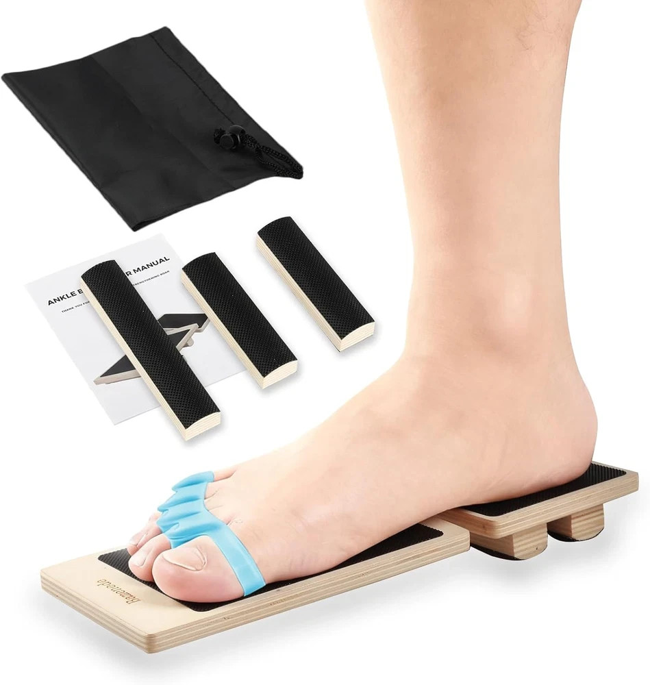 Single Leg Ankle Balance Axis Board Foot Trainer for Strength and Stability Exer