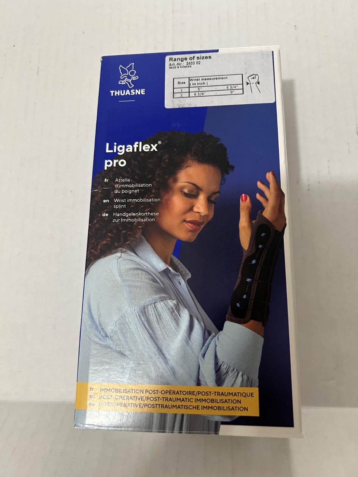 New Thuasne Ligaflex Pro wrist immobilisation splint