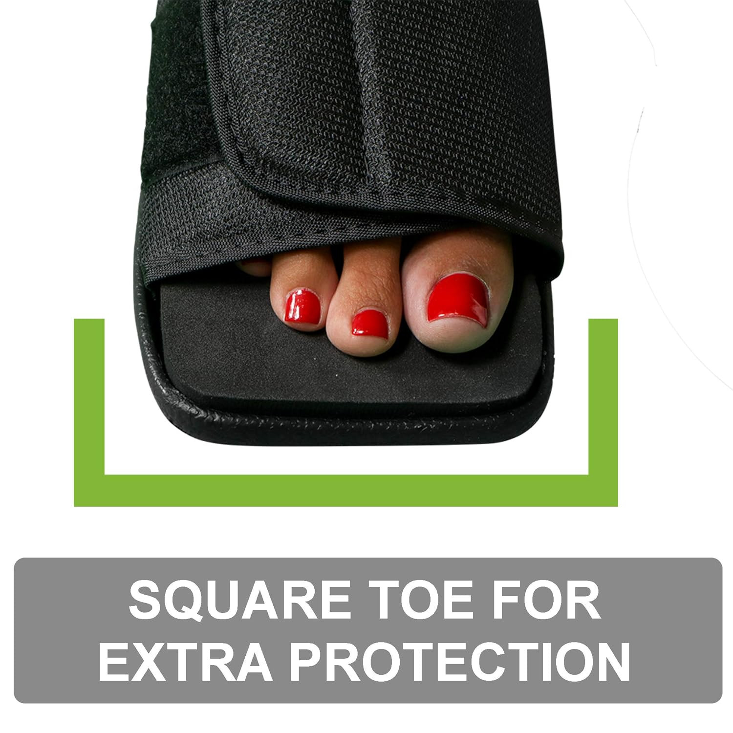 Premium Post Op Broken Toe/Foot Fracture Square Toe Walking Shoe – Womens (Large