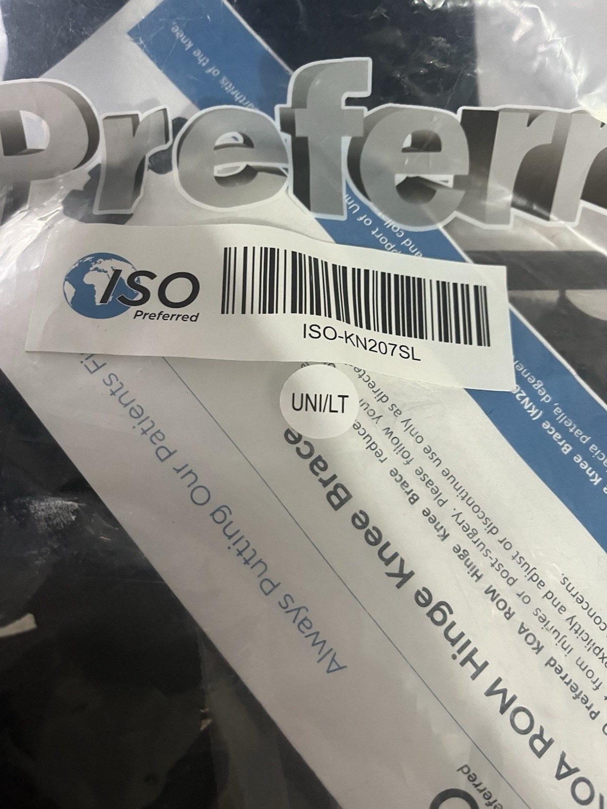 ISO Preferred KOA Roam Knee Braces Right & Left Universal Hinged KN207SR KN207SL