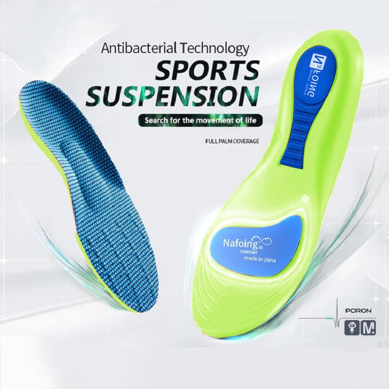 Orthopedic Insoles for Feet Sport Shock-absorbing Insole for Shoes Arch Support