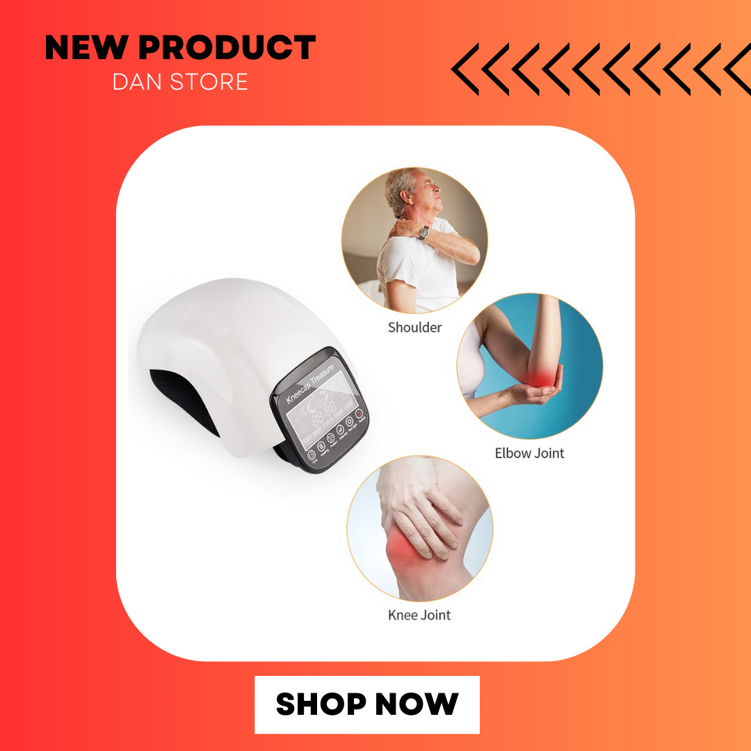 Knee Electric Heating Massager Pad Vibration Physiotherapy Joint Pain Relief Mas