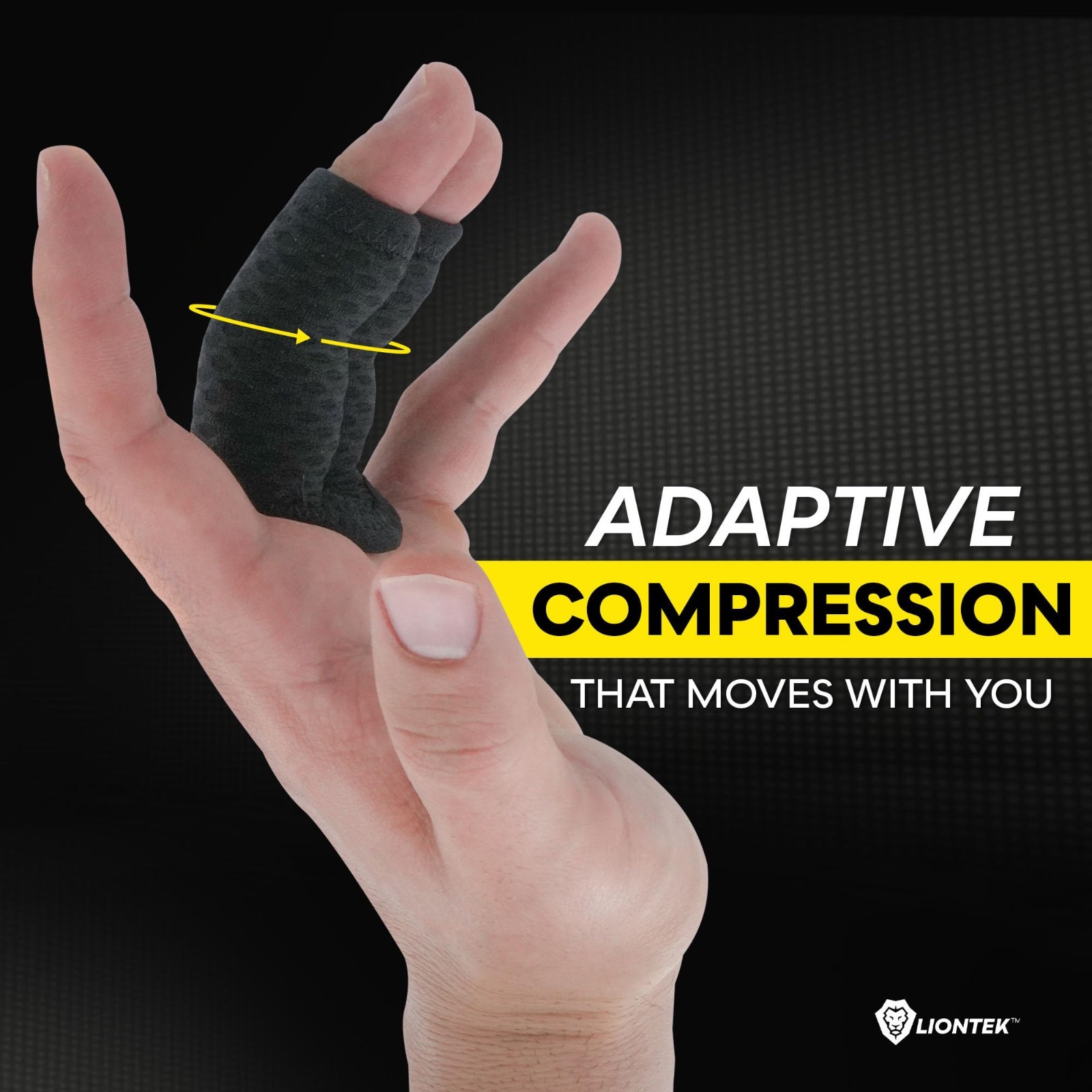 Double Flow Finger Sleeves – Joint Support & Compression for BJJ, Fitness, Volle