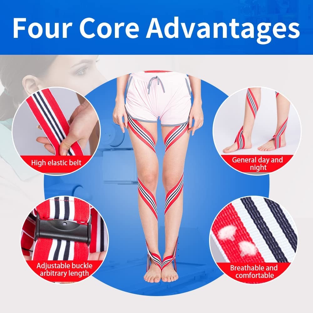 GHORTHOUD O/X Legs Correction Belt Legs Posture Corrector Band Unisex O/X Leg…