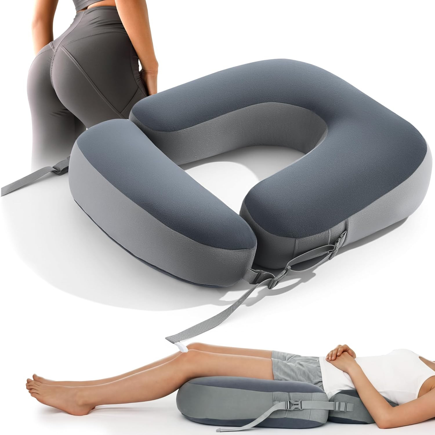 Adjustable BBL Pillow after Surgery with Lumbar Support, Brazilian Butt Lift Pil