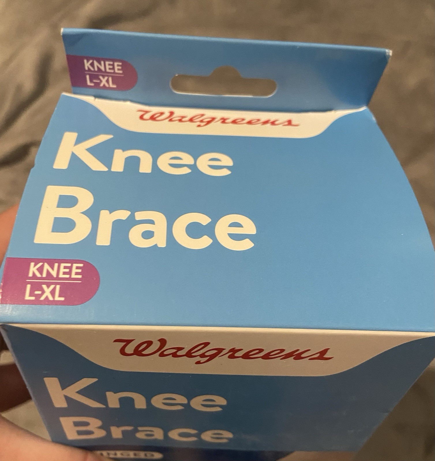 Walgreens Hinged Maximum Support Adjustable Antimicrobial Knee Brace L/XL