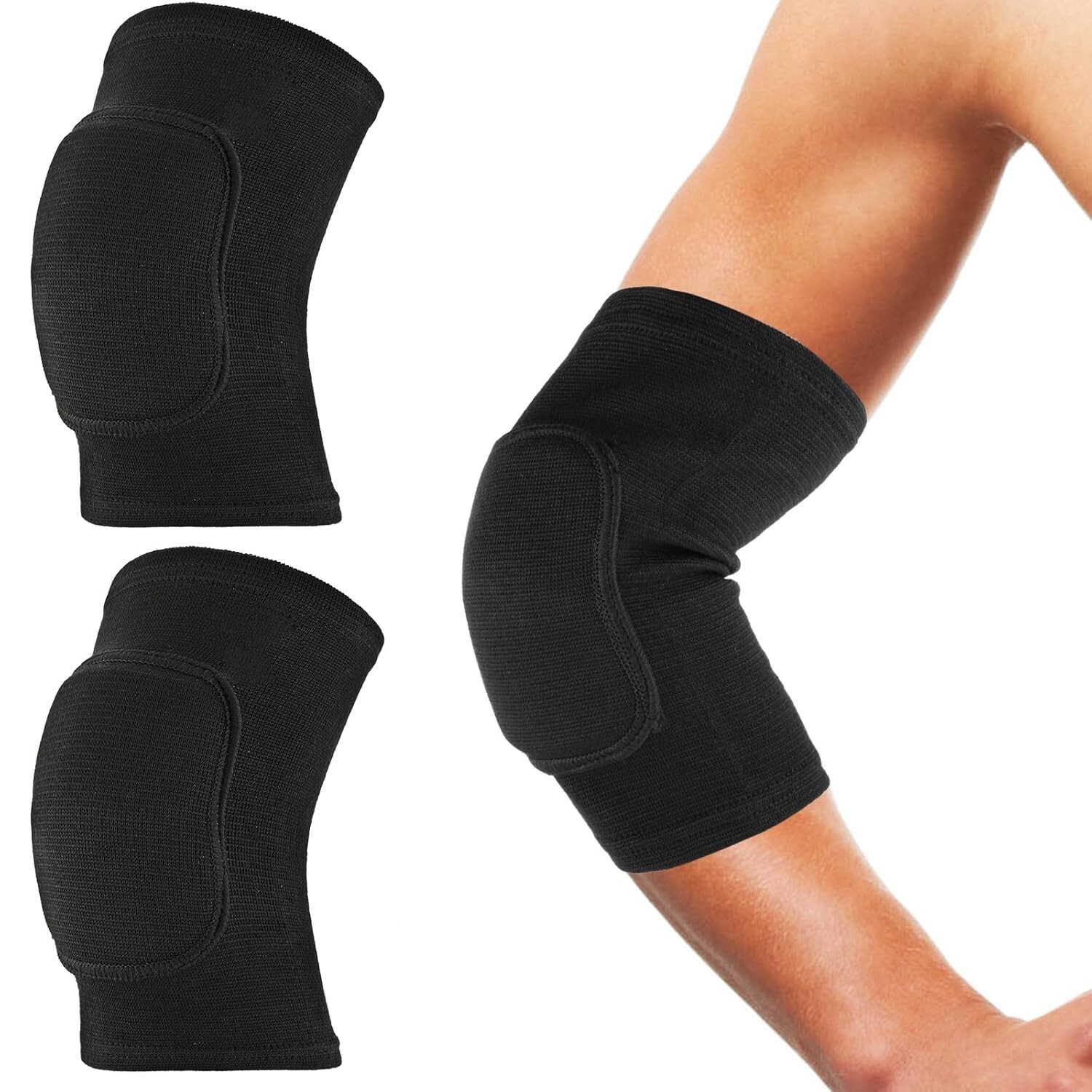 Compression Elbow Pads Arm Brace Support Fitness Arm Knee Protector Volleyball