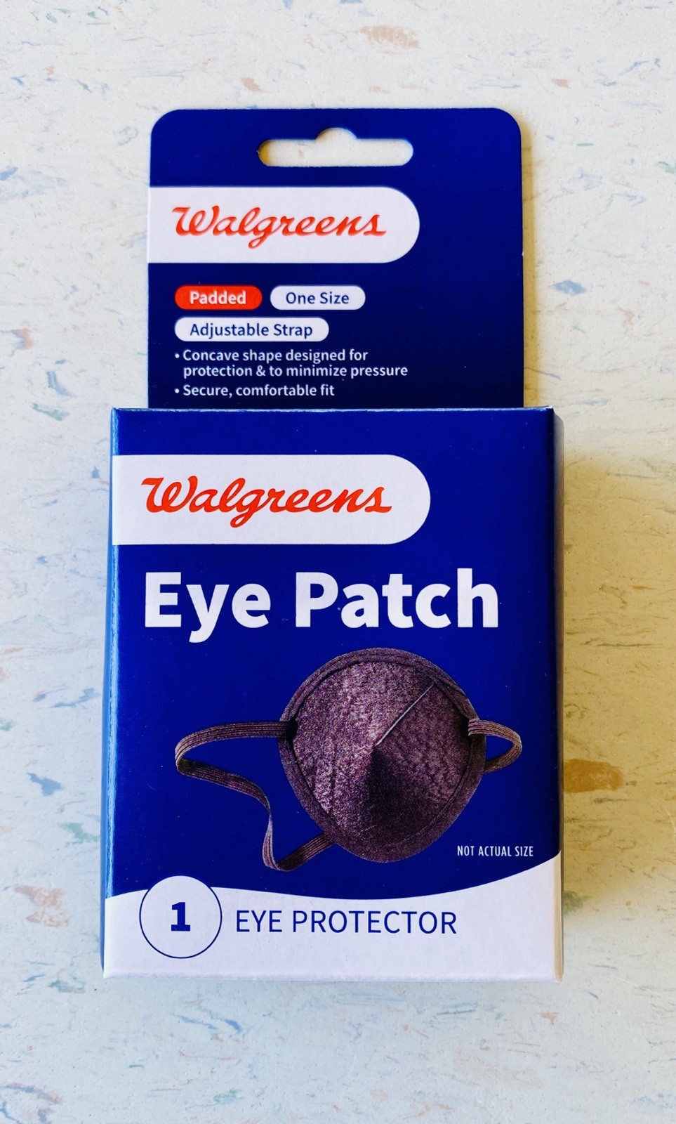 LOT OF 5 Padded Eye Patch Black Adjustable Strap Protector – Walgreens NEW!