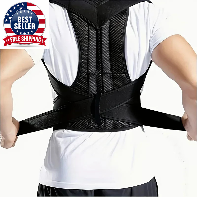 Humpback Corrector for Adult Men, Invisible Straight Back Posture Belt, Corrects